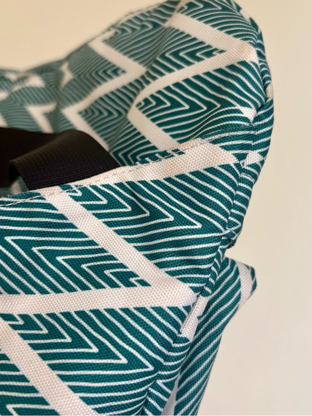 Kavu Rope Sling Bag Teal Chevron Crossbody Travel Festival Casual OS - Picture 9 of 9